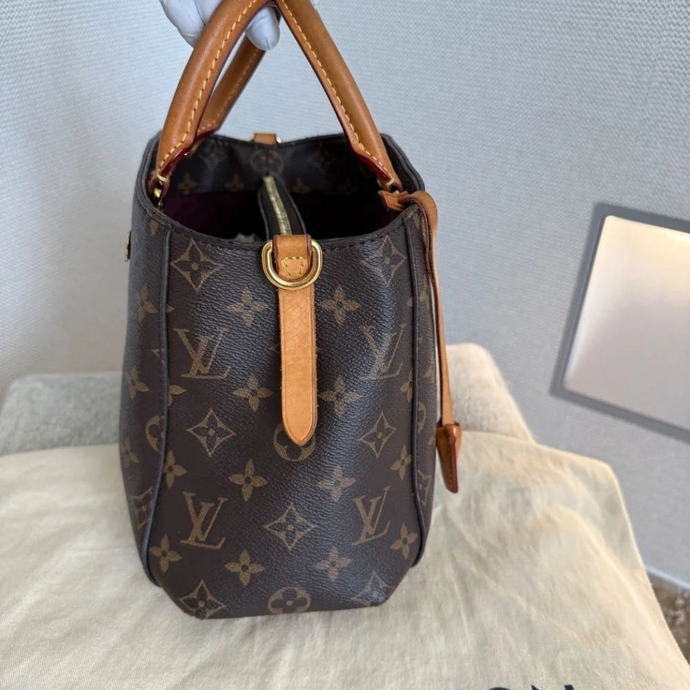 LOUIS VUITTON MONOGRAM MONTAIGNE BB CROSS BODY HANDBAG
